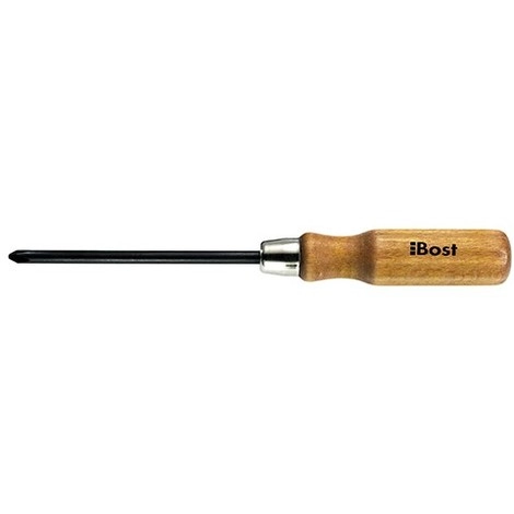 Tournevis BOST Manche bois - Lame cruciforme Phillips - 6 X 125 mm - 604100 Tournevis BOST Manche bois - Lame cruciforme Phillips - 6 X 125 mm - 604100