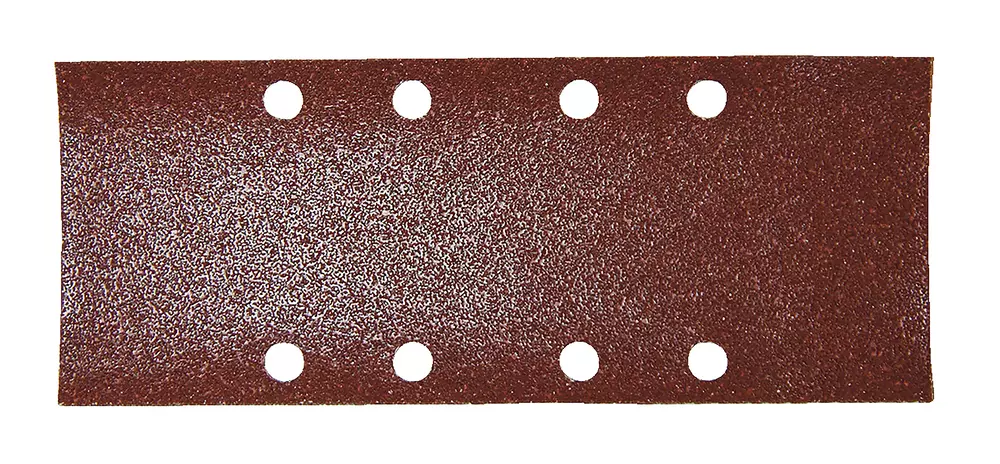 10 Feuilles rectangulaires abrasives 93x230 mm  G80 - 4 + 4 trous - MAKITA  - P-31859