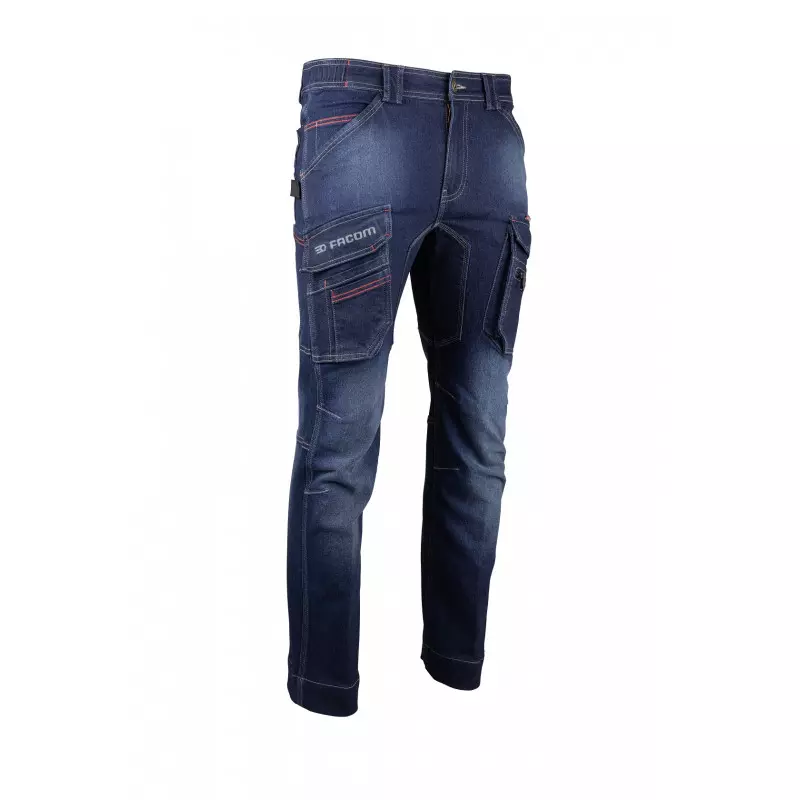Pantalon denim stretch multipoches - PADDLE- FACOM - FXWW1040E Pantalon denim stretch multipoches - PADDLE- FACOM - FXWW1040E