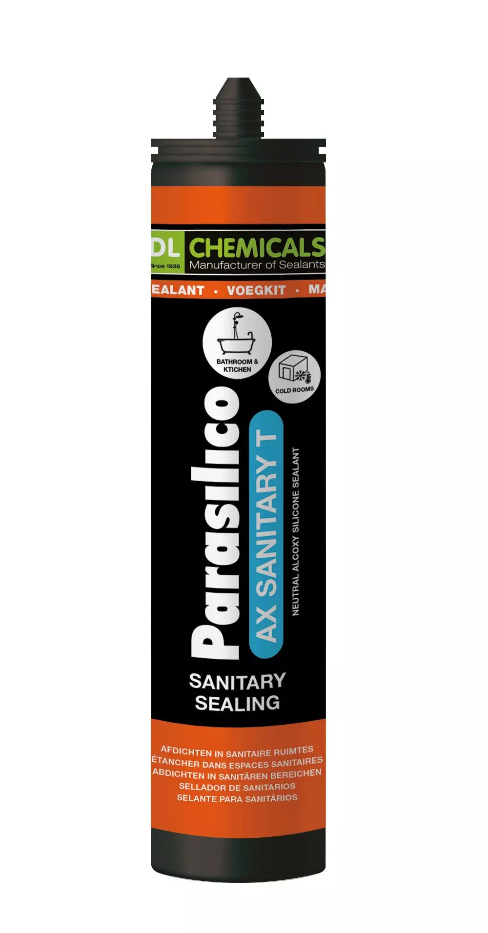 Parasilico AX Sanitary T - 300 ml TRANSPARENT - DL CHIMICALS - 1075309
