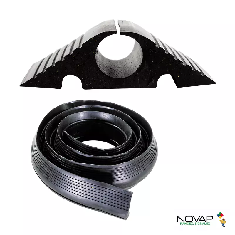 Passe-câbles Travaux rouleau de 4 mètres - 1 gorge Ø 40 mm - NOVAP - 6101277 Passe-câbles Travaux rouleau de 4 mètres - 1 gorge Ø 40 mm - NOVAP - 6101277