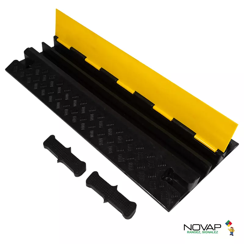 Passe-câbles événementiels - 2 gorges Ø 50 mm - 1000 x 435 x 66 mm - NOVAP - 6101215 Passe-câbles événementiels - 2 gorges Ø 50 mm - 1000 x 435 x 66 mm - NOVAP - 6101215