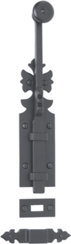Verrou rustique 1307 BOUVET 250 mm - fer noir - 20720 Verrou rustique 1307 BOUVET 250 mm - fer noir - 20720