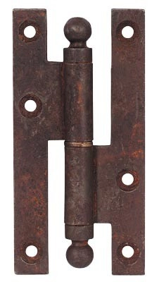 Paumelle 5174 bis DUBOIS SAS - 140x60 mm - Droite - Fer rouillé ciré - 288159
