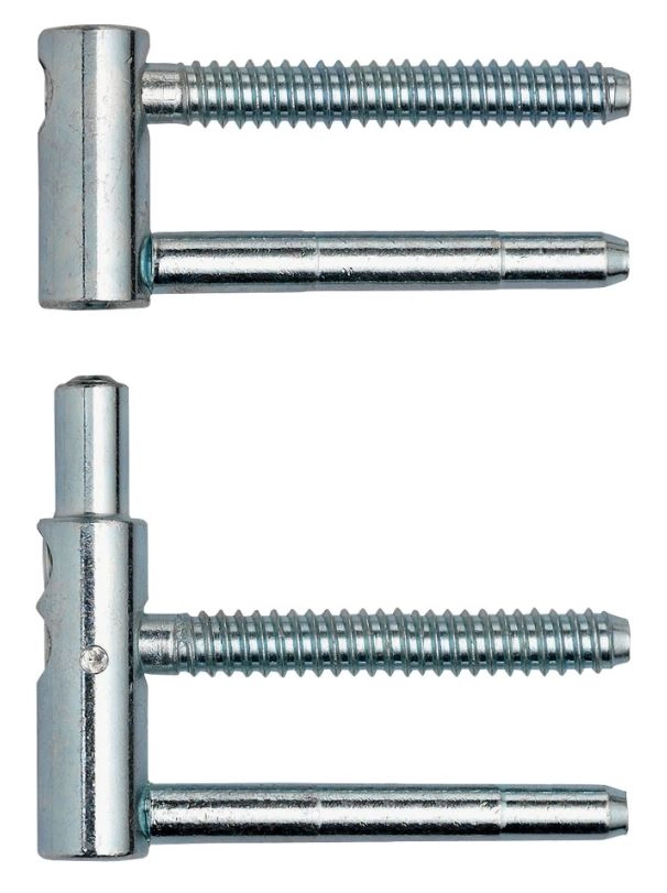 Fiche Exacta 495 réglable 4 broches OTLAV - Ø14x80 - Acier zingué blanc - CF495140H519+CGH502 Fiche Exacta 495 réglable 4 broches OTLAV - Ø14x80 - Acier zingué blanc - CF495140H519+CGH502