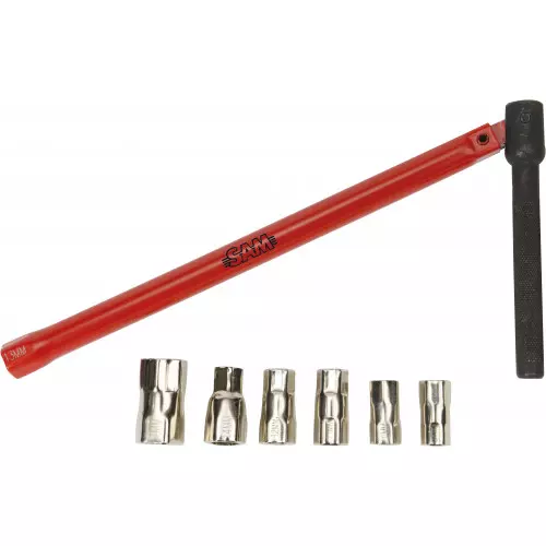 Coffret clé écrou robinet + 7 embouts - SAM OUTILLAGE - PB-8 Coffret clé écrou robinet + 7 embouts - SAM OUTILLAGE - PB-8
