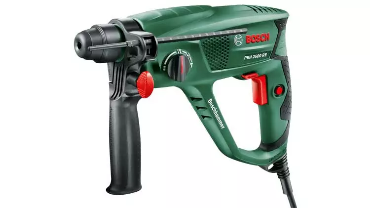 Marteau perforateur BOSCH PBH 2500 RE coffret + mandrin adapteur SDS 600W - 0603344401