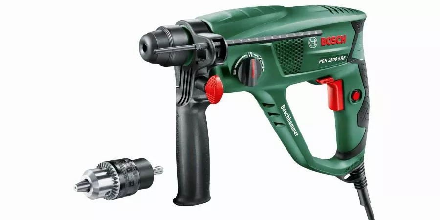 Marteau perforateur BOSCH PBH 2500 SRE coffret + mandrin adapteur SDS à clé 600W - 0603344402