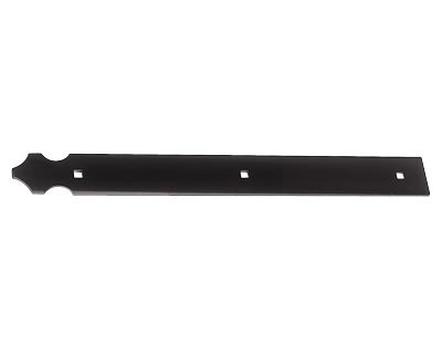 Contre-penture alu.feston noir 370mm profil 39x2 TORBEL - 11P2A3J
