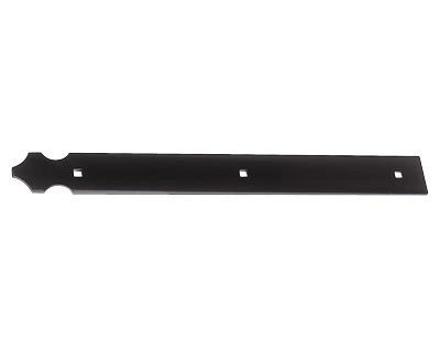 Contre-penture alu. feston noir 660mm profil 39x2 TORBEL - 11P2A6J