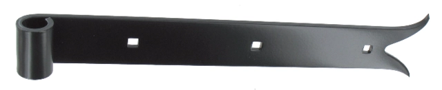 Penture droite - Queue de carpe - Hauteur : 40mm x épaisseur : 6 mm Ø 14 L.700MM Penture droite - Queue de carpe - Hauteur : 40mm x épaisseur : 6 mm Ø 14 L.700MM