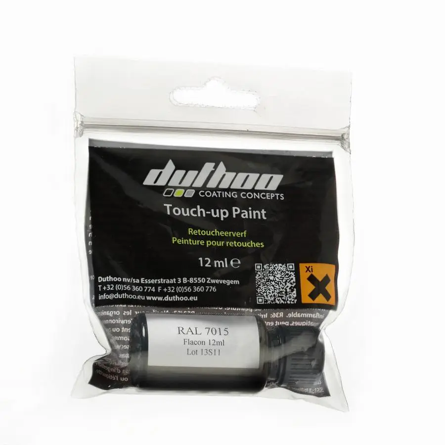 Flacon avec pinceau DUTHOO Aptitude - 12 ml - RAL 9005 Brillant 85% - 215FLAPRAL 900585