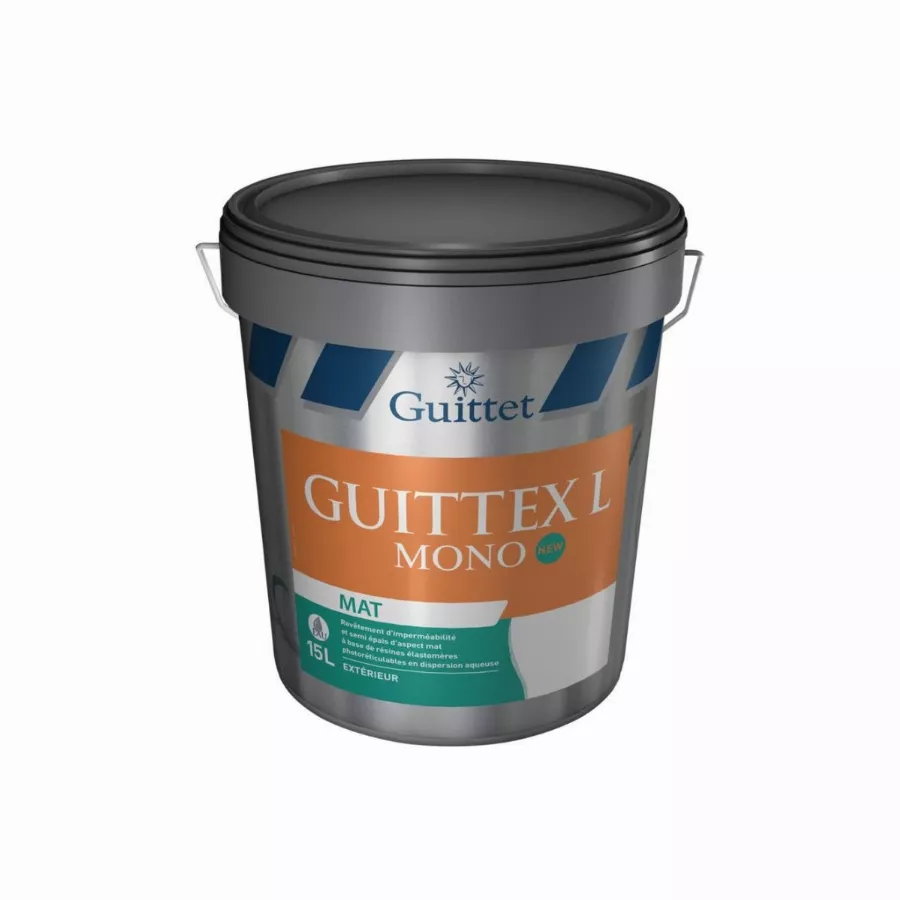 Peinture Guittex L Mono Mat GUITTET 15L Blanc - 13430