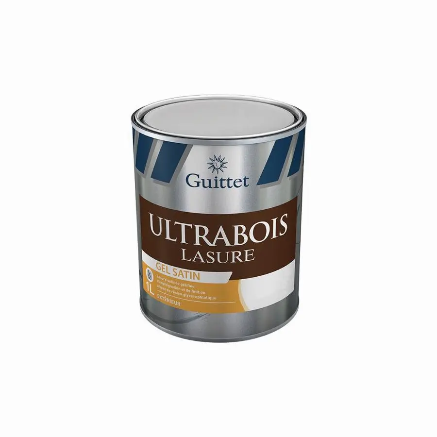 Ultrabois Lasure Gel Satin GUITTET Incolore 1L - 57511