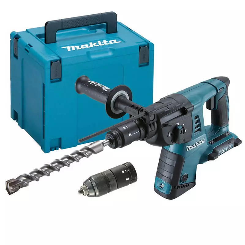 Perfo-burineur SDS-Plus 36V(2 x18V) LXT  - MAKITA - Sans batterie, ni chargeur - MakPac - DHR264ZJ