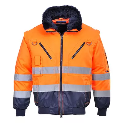 Blouson pilote 3 en 1 HV-Orange-XL - PORTWEST - PJ50