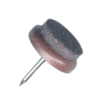 Patin feutré CIVIC - marron - Ø24 mm - 9614624