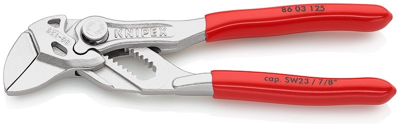 Pince clé KNIPEX - Longueur : 125 mm - Ouverture : 23 mm - 8603125