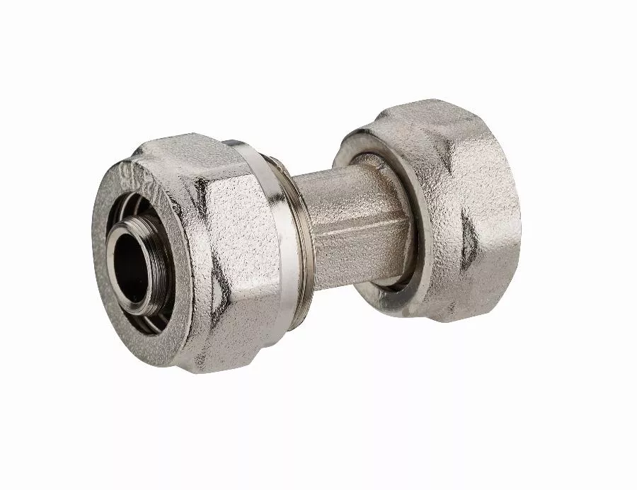 Raccord droit à compression pour tube multicouche NOYON & THIEBAULT - Ø 16 mm à visser femelle écrou libre F1/2' (15x21) - 3915-1516L1