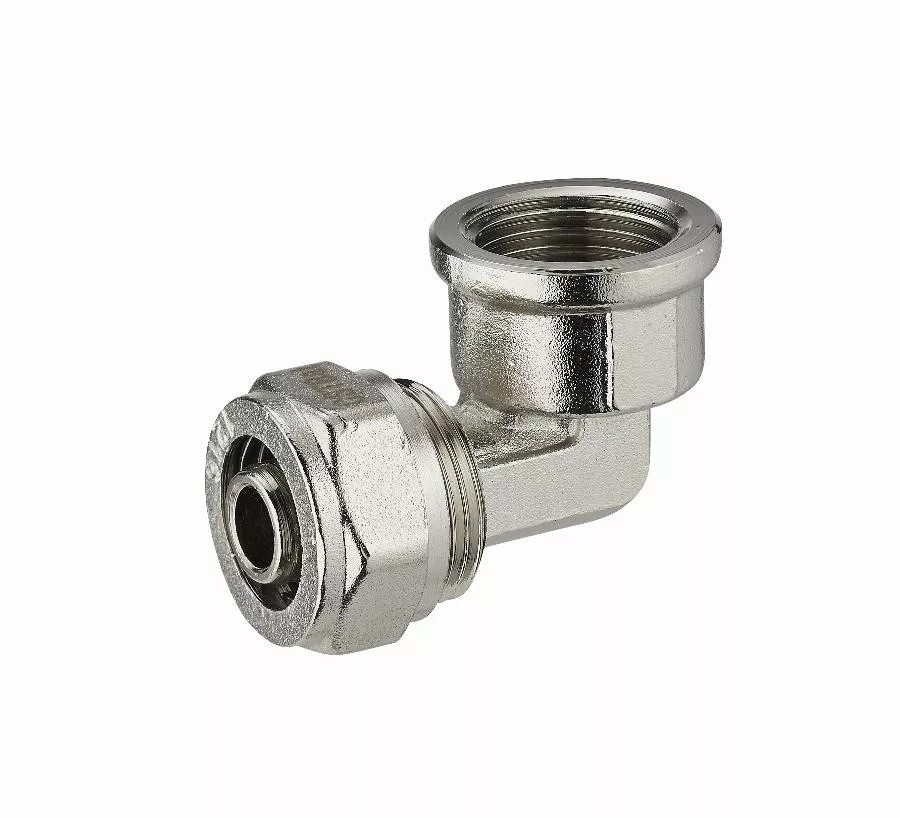 Coude à compression pour tube multicouche NOYON & THIEBAULT - Ø 16 mm à visser femelle F1/2' (15x21) - 3940-1516L1