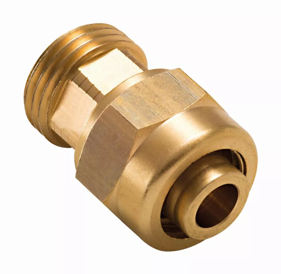 Raccord droit à compression pour tube PER NOYON & THIEBAULT - Ø 16 mm à visser mâle M3/8 (12x17) - P16-18912L1