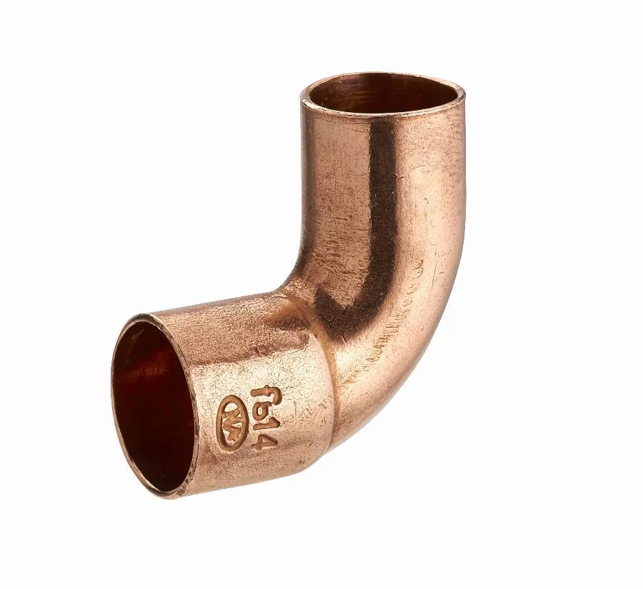 Coude cuivre à souder 90° petit rayon mâle femelle égal NOYON & THIEBAULT - Ø 12 mm - 941-12L1