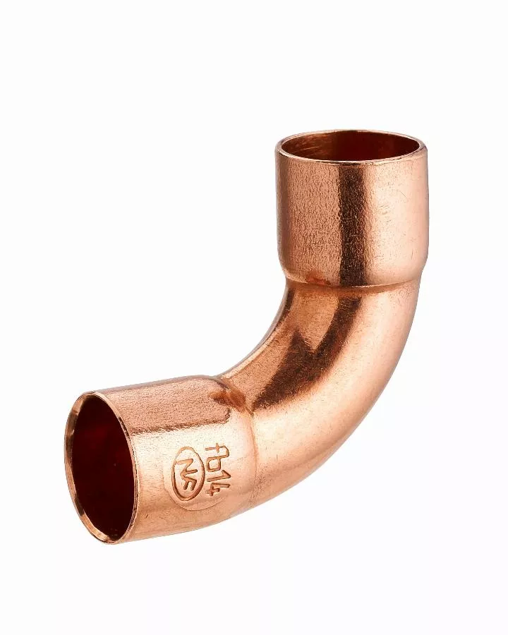 Courbe cuivre à souder 90° grand rayon double femelle égal NOYON & THIEBAULT - Ø 16 mm - 942-16L1