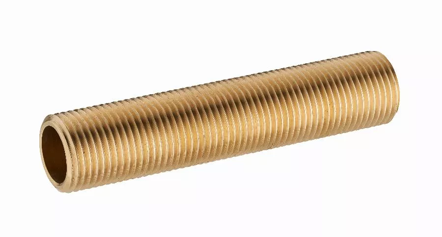 Traversée de cloison laiton NOYON & THIEBAULT - L 100 mm filetée mâle M1/2' (15x21) - 838-15L1