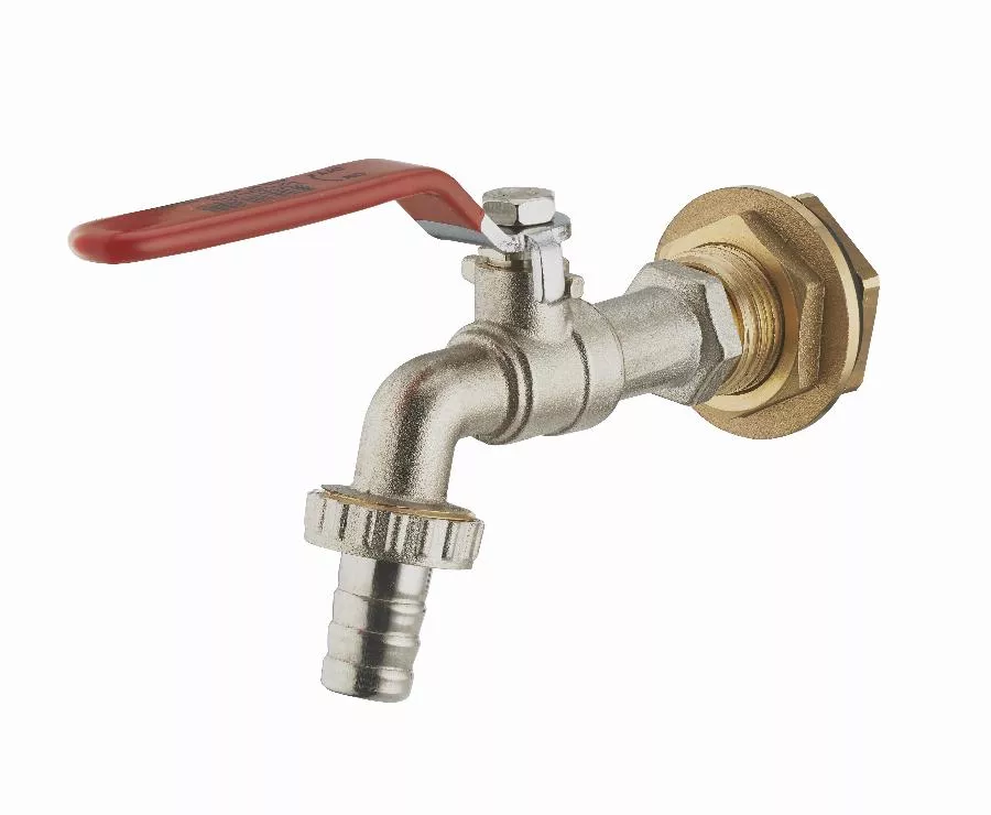 Kit cuve plastique : traversée de cuve laiton mâle M3/4' (20x27) femelle F1/2' (15x21) avec contre écrou à plateau et joint d'étanchéité + robinet de puisage 1/4 de tour mâle M1/2' nez cannelé NOYON & THIEBAULT - Ø 15 mm + rouleau téflon - 970001 Kit cuve plastique : traversée de cuve laiton mâle M3/4' (20x27) femelle F1/2' (15x21) avec contre écrou à plateau et joint d'étanchéité + robinet de puisage 1/4 de tour mâle M1/2' nez cannelé NOYON & THIEBAULT - Ø 15 mm + rouleau téflon - 970001