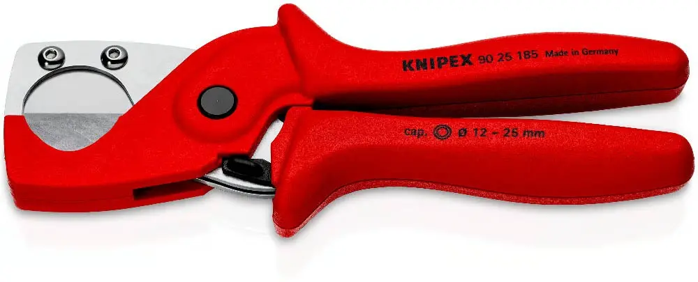 Coupe-tubes KNIPEX pour tubes composites en plastique rigide renforcé de fibre de verre Ø185 mm - 90 25 185