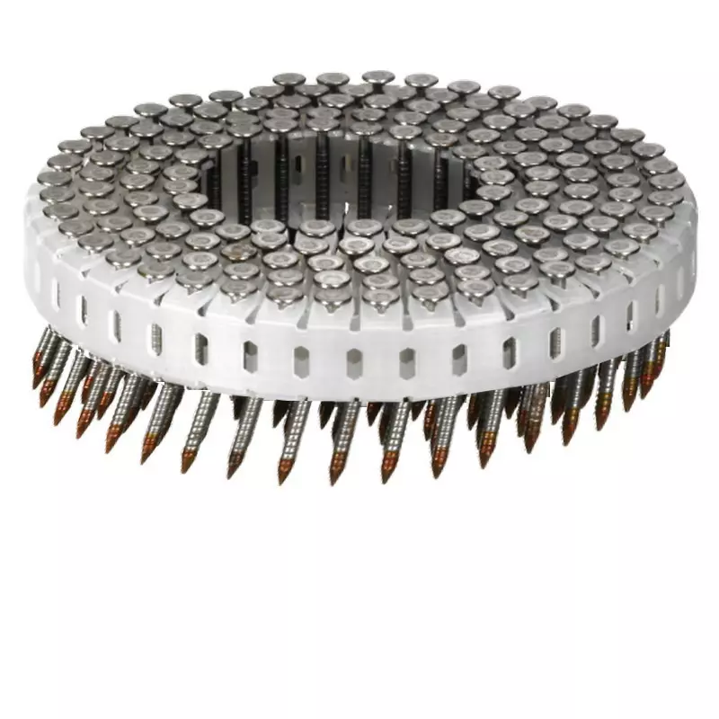 Pointes 16° - 2.8x35 mm - Annelées Galva renforcée en rouleaux plats PVC - Carton de 8400 clous - ARCA - SPRS2835AGR Pointes 16° - 2.8x35 mm - Annelées Galva renforcée en rouleaux plats PVC - Carton de 8400 clous - ARCA - SPRS2835AGR