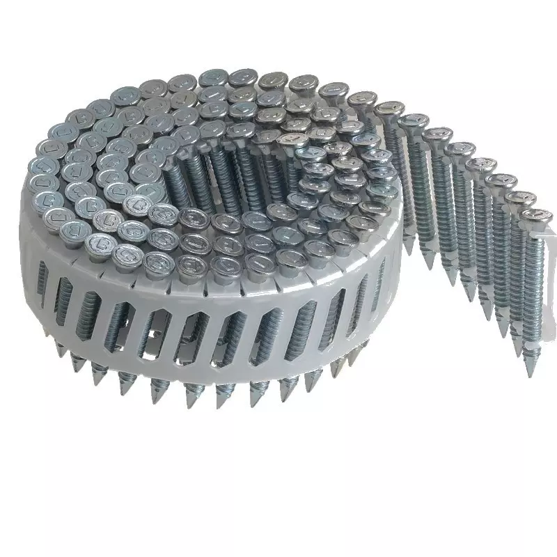 Pointes rouleaux plat en bande plastique - 16° - 4x40 mm - Annelées Galvanisées - Boite de 1800 - ARCA - SPRHN4R40G Pointes rouleaux plat en bande plastique - 16° - 4x40 mm - Annelées Galvanisées - Boite de 1800 - ARCA - SPRHN4R40G
