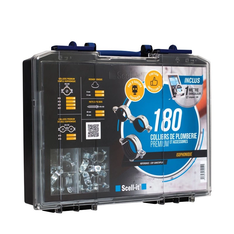 Coffret 180 colliers Prenium SCELLIT - COF-SANCSIPLUS