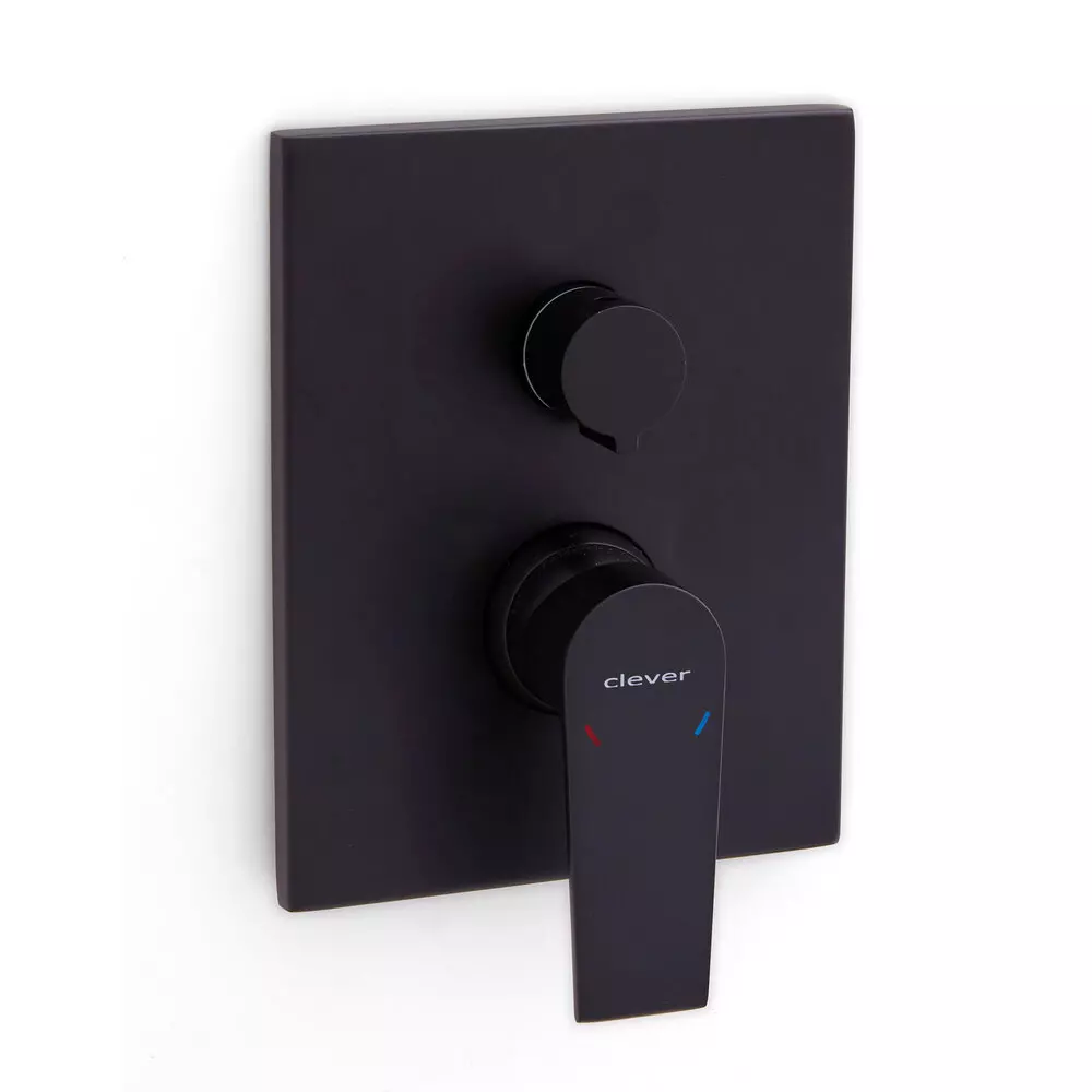 Mitigeur douche encastré 2 voies Agora Xtreme EcoNature - Noir Mat - STANDARD HIDRAULICA - 61110 Mitigeur douche encastré 2 voies Agora Xtreme EcoNature - Noir Mat - STANDARD HIDRAULICA - 61110