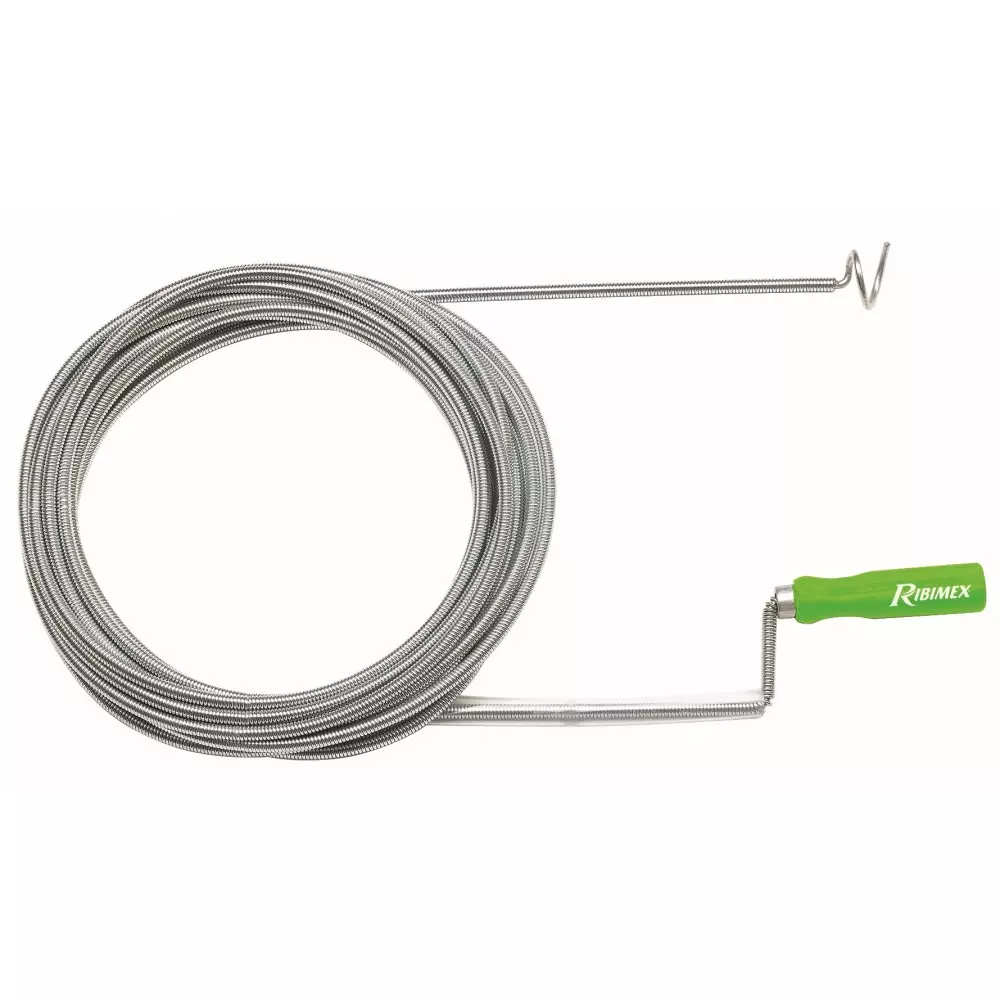Déboucheur d'évier à crochet - 10 m - Tête 20 mm - RIBIMEX - PRFD100C Déboucheur d'évier à crochet - 10 m - Tête 20 mm - RIBIMEX - PRFD100C