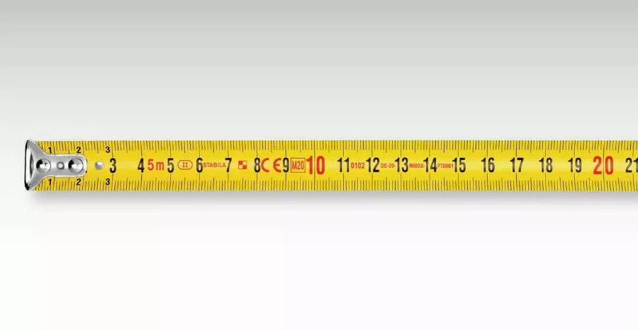 Mètre-ruban de poche STABILA BM 100 - graduation métrique - 5 m - 19568