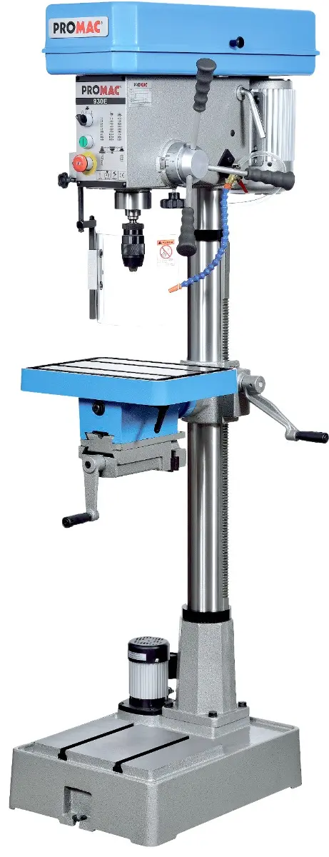 Perceuse sur colonne Promac 930E avec système de lubrification intégré au socle - TOOL FRANCE - 930E Perceuse sur colonne Promac 930E avec système de lubrification intégré au socle - TOOL FRANCE - 930E