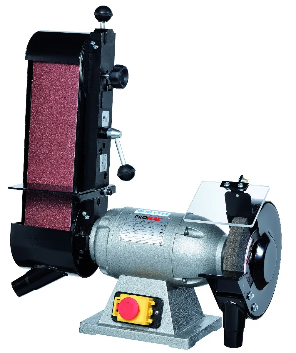 Touret meule à bande Promac 400 V / 0.55 kW - TOOL FRANCE - 322BE1 Touret meule à bande Promac 400 V / 0.55 kW - TOOL FRANCE - 322BE1