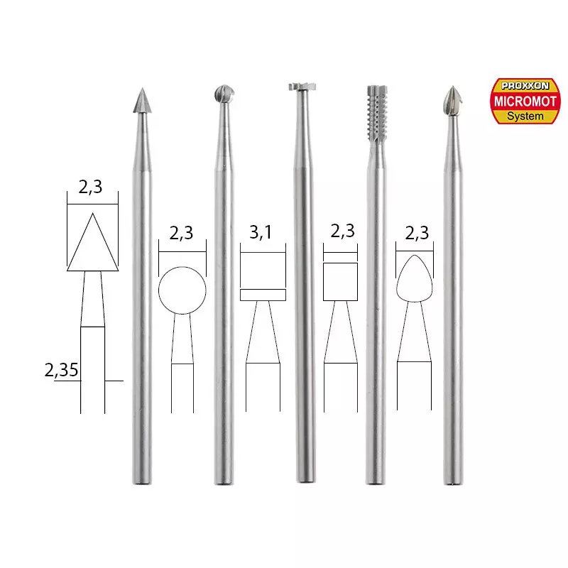 Accessoires pour perceuses et fraiseuses MICROMOT de qualité industrielle et dentaire - PROXXON - 28710