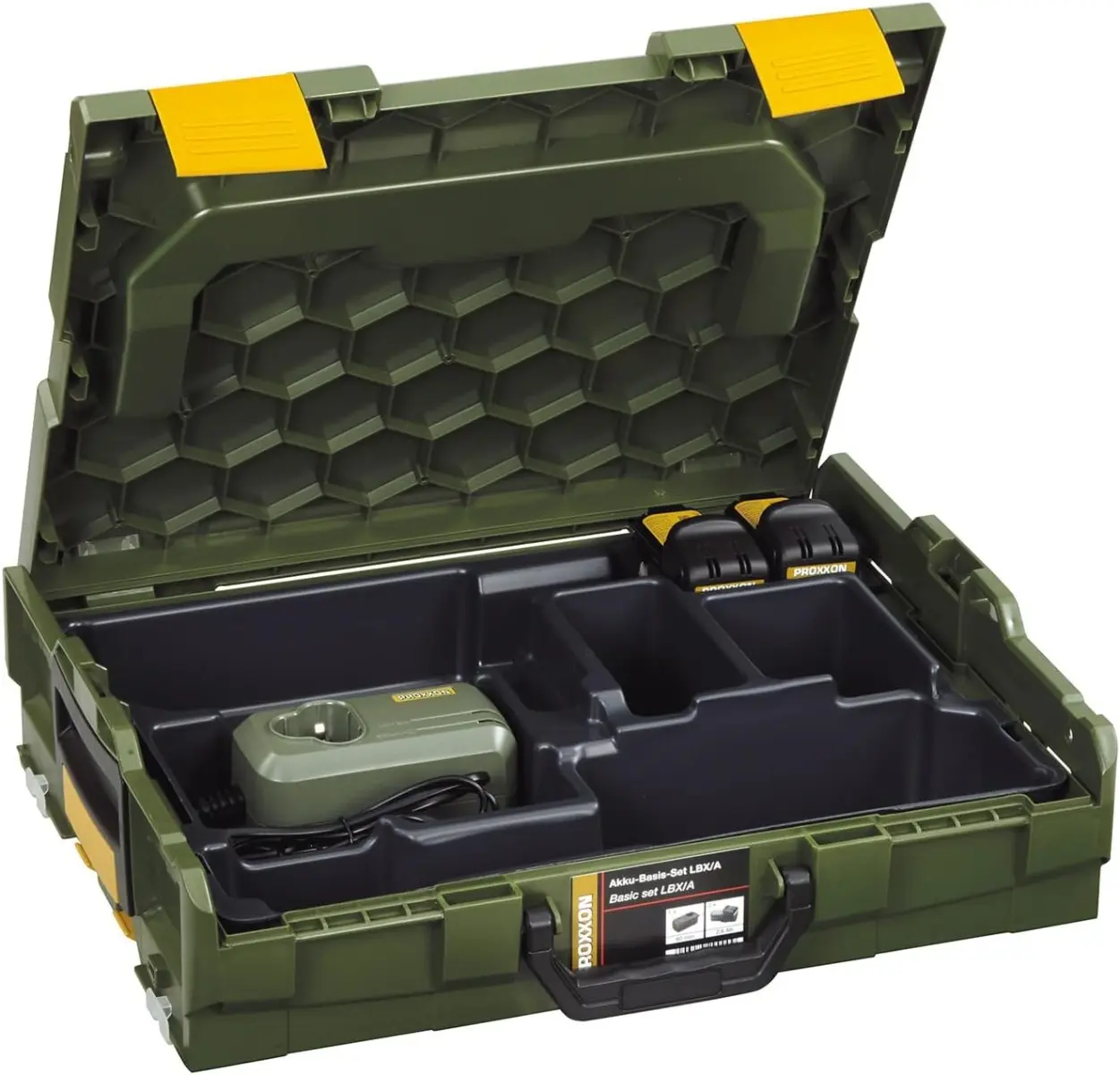 Set de base pour outils sans fil LBX/A avec 2 Batteries + 1 Chargeur rapide dans L-Boxx - PROXXON - 29900 Set de base pour outils sans fil LBX/A avec 2 Batteries + 1 Chargeur rapide dans L-Boxx - PROXXON - 29900