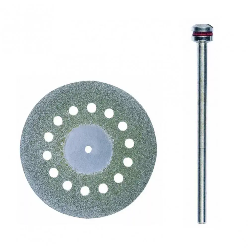 Disque à tronçonner diamanté Ø 38 mm avec aération + 1 Tige Axe Ø 2,35 mm - PROXXON - 28846