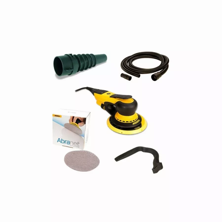 Pack Deros Pro MIRKA - Deros 5650cv en coffret + accessoires + consommables - KIT1702CDMFR