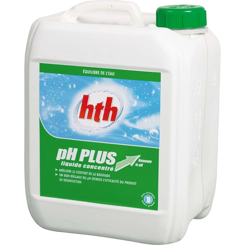 Equilibre de l'eau HTH - pH plus - Liquide 10L - L800845H1