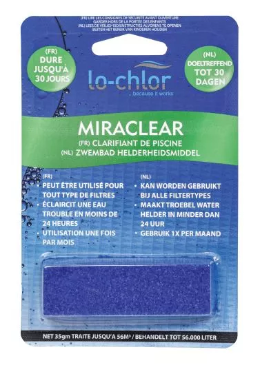 Nettoyant cube Miraclear LO-CHLOR 35 gr - LCC-500-0571