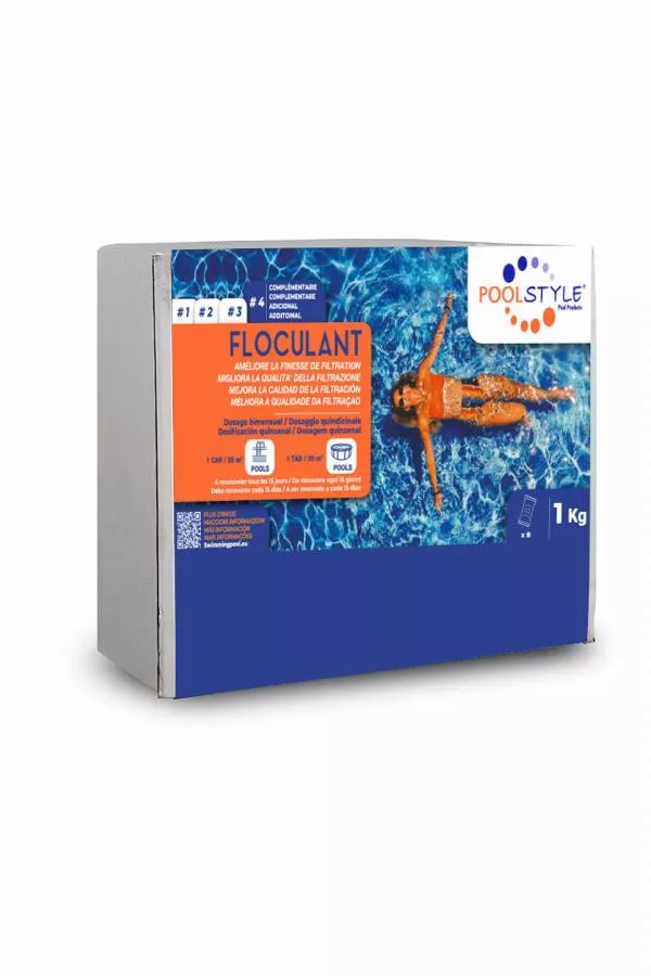Boite de floculant POOLSTYLE PSL5000014 Maxoutil, vente en ligne