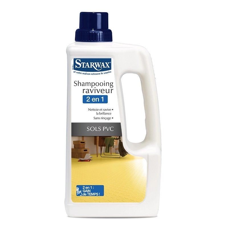 Shampooing raviveur STARWAX sols PVC - 1L - 312
