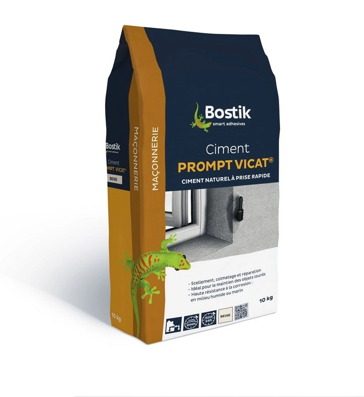 Ciment prompt VICAT P96 BOSTIK - sac 10 kg - 30124882