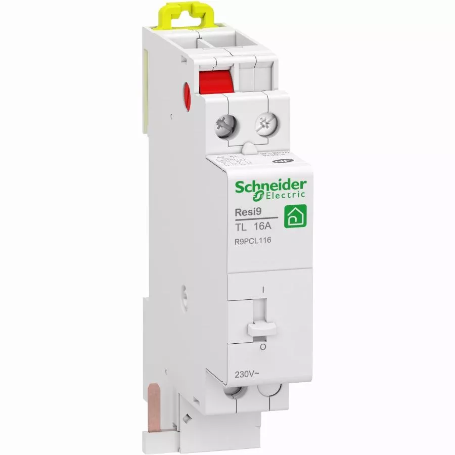 Disjoncteur Schneider Electric RESI9 1P+N 16A Courbe C 230V 6000A - Protection Circuit Prise - 12