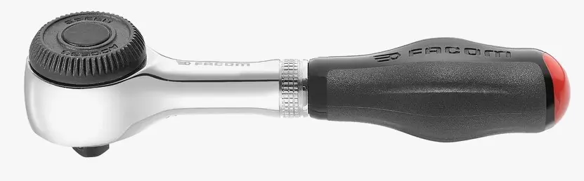 Cliquet manche rotatif 1/4" FACOM L.utile 120 mm - R.360PB
