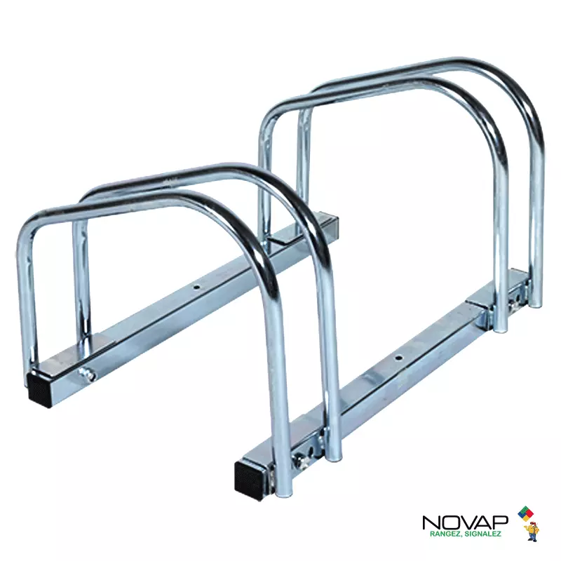 Rack à vélo 2 places fixation au sol ou mural - 475 x 320 x 260 mm - NOVAP - 6100058 Rack à vélo 2 places fixation au sol ou mural - 475 x 320 x 260 mm - NOVAP - 6100058